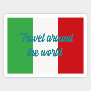 Travel Around the World - Italy Sticker